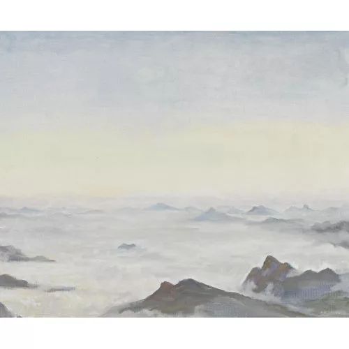 Hans Zaugg — "Blick vom Brienzer Rothorn".