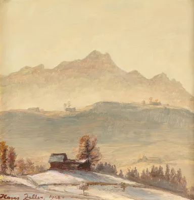 Hans Zeller — Wintertag. Säntis, 1968