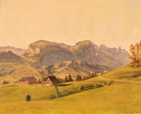 Hans Zeller — Blick auf den Alpstein, 1946