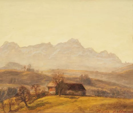 Hans Zeller — Blick auf den Säntis, 1953