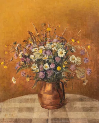 Hans Zeller — Wiesenblumenstrauss, 1947
