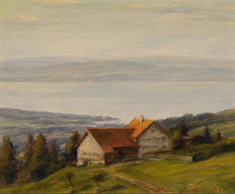 Hans Zeller — Blick auf den Bodensee, 1960