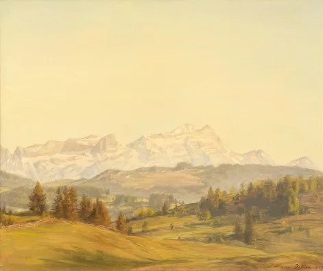 Hans Zeller — Blick auf den Säntis, 1962