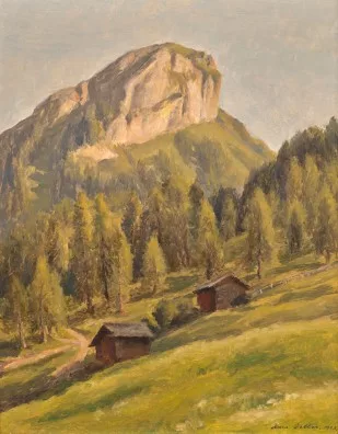 Hans Zeller — Alpstein bei Tschiertschen, 1938