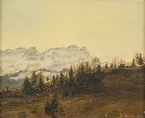 Hans Zeller — Blick auf den Säntis, 1960