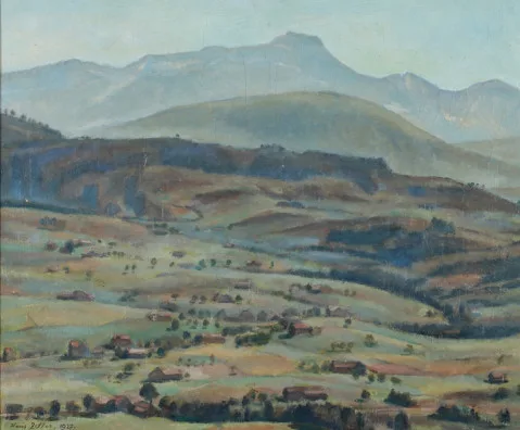 Hans Zeller — Weite Säntislandschaft, 1927