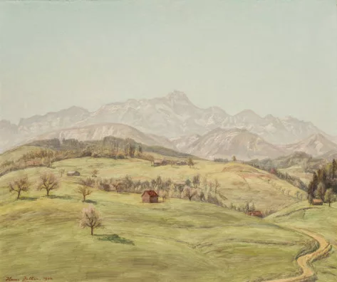 Hans Zeller — Säntis. Frühlingslandschaft, 1944