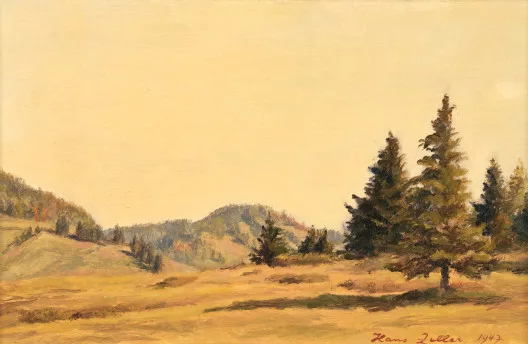 Hans Zeller — Kleine Landschaft bei Urnäsch, 1947