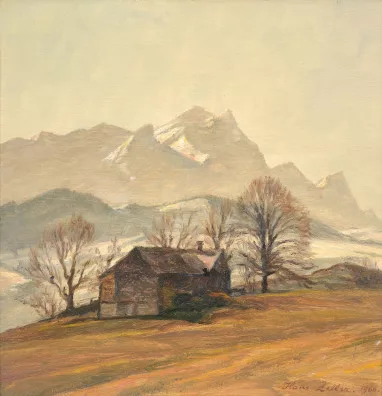 Hans Zeller — Vorfrühlingstag. Säntis, 1966