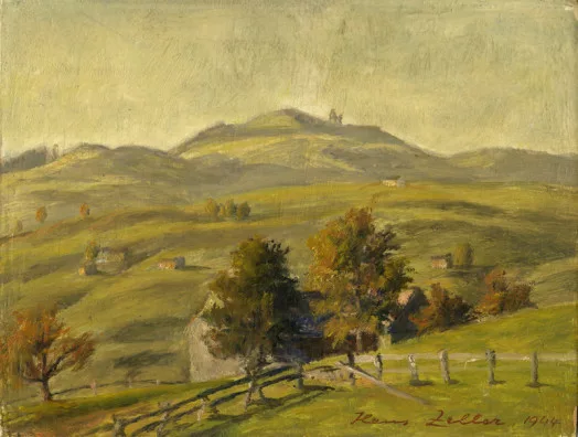 Hans Zeller — Kleine Landschaft bei Appenzell, 1944