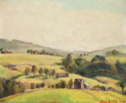 Hans Zeller — Sonniger Tag (Appenzellerland), 1929