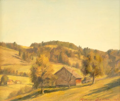 Hans Zeller — Sonniger Herbsttag bei Gais, 1956