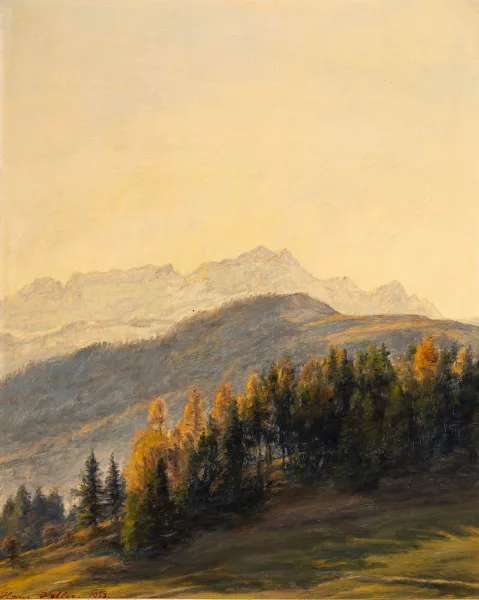 Hans Zeller — Herbstsonne, Säntis