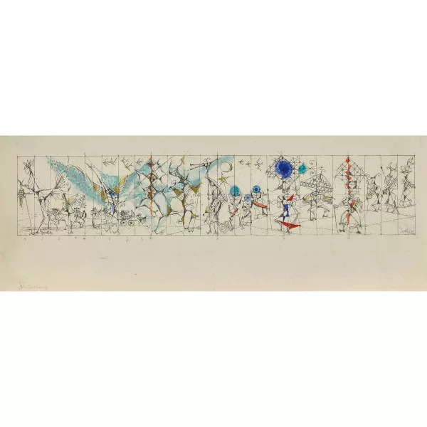 Hans Fischer — "Klotenfries V".
