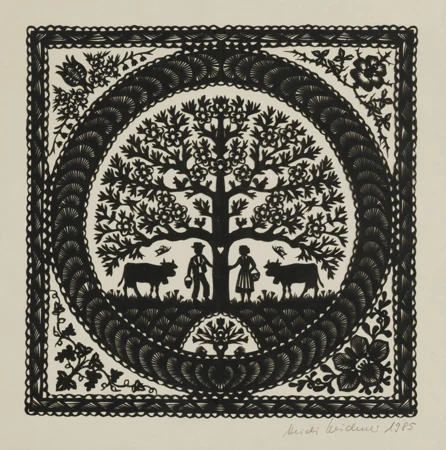 Paysage à l'arbre
