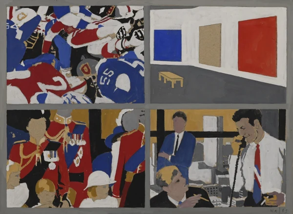 Heiner Kielholz — Rot-Blau-Gelb, 1989