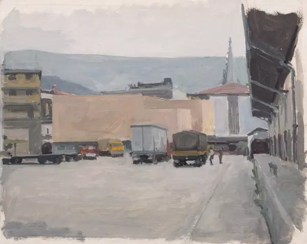 Hafengelände bei Trieste