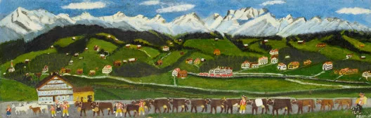 Heinrich Bleiker — Alpfahrt im Toggenburg