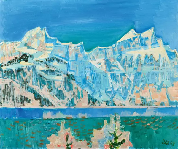 «Urnersee mit Ober- und Niederbauen» – 1948 – Heinrich Danioth