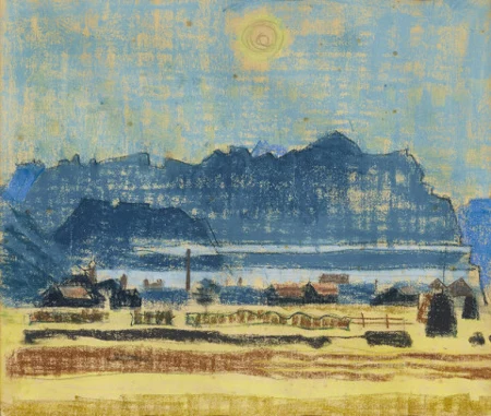 Sonnige Landschaft bei Altdorf