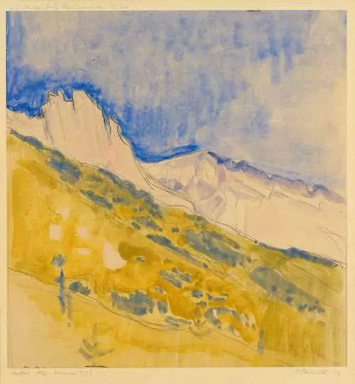HEINRICH DANIOTH — Stäffel-Alp, Sommer. 1923–24. — Koller Auktionen