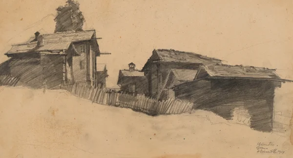 Heinrich Danioth — Münster, Goms, 1914