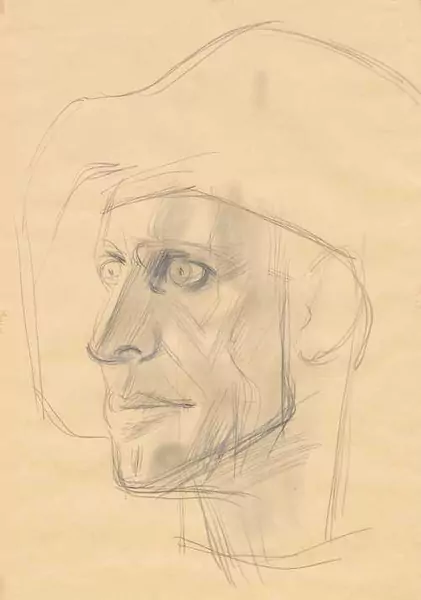 HEINRICH DANIOTH — Männerporträt. — Koller Auktionen