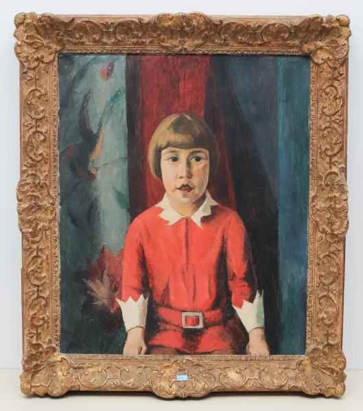 Heinrich Müller genannt Haiggi — Vreneli", 19(31)? Öl auf Leinwand
