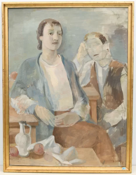 Heinrich Müller — Studie eines jungen Paares, 1928