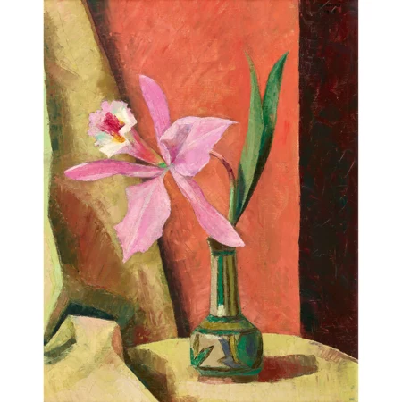 Stillleben mit Orchidee in Vase