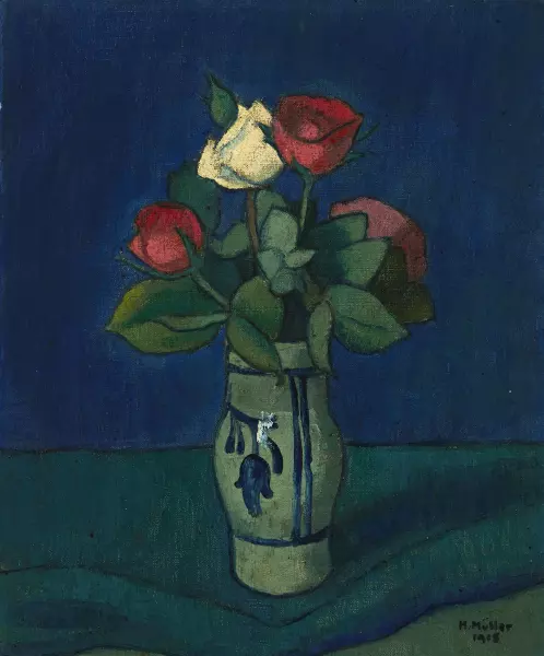 Stillleben mit Rosen