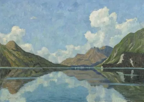 HEINRICH NYFFENEGGER — Silsersee bei Maloja. — Koller Auktionen