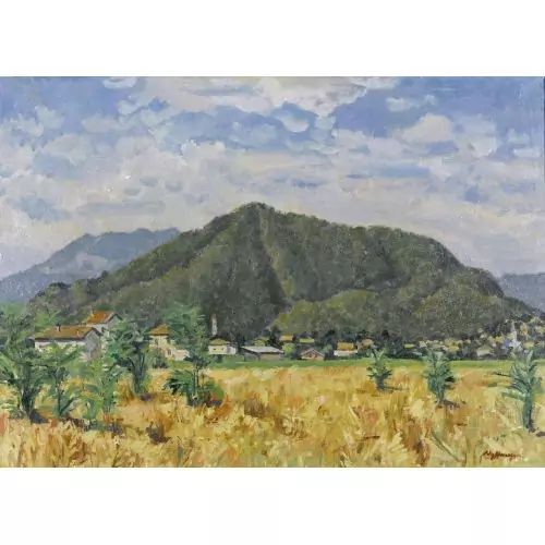 Bergige Sommerlandschaft