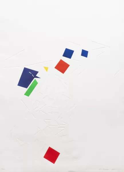 Heinrich Richard Reimann — Heinrich Richard REIMANN (1938), 'Composition géométrique abstraite'