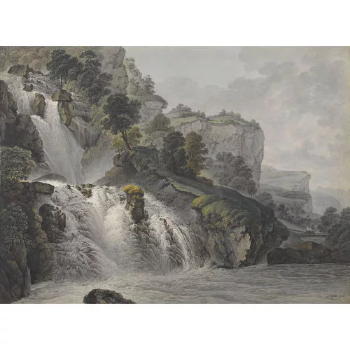 Heinrich Rieter — "Derniere Cascade du Reichenbach...".