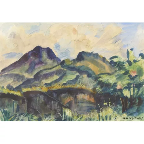 Heinrich Herzig — Sommerliche Bergpartie.