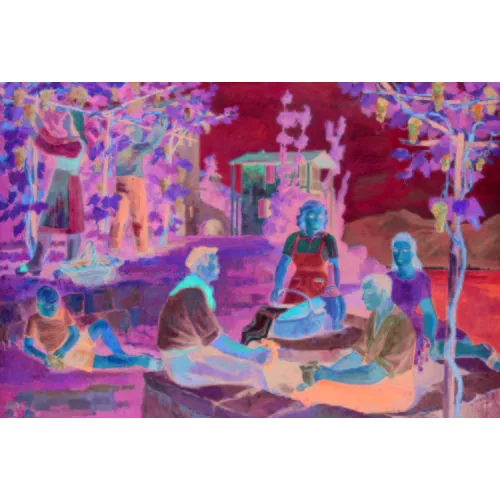 Heinz Balmer — Picknick in der Pergola.