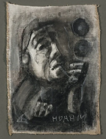 Selbstbildnis mit Seifenblasen, 1966