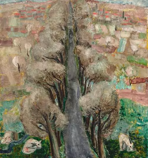 HELEN DAHM — Strasse in Südfrankreich. Um 1937. — Koller Auktionen