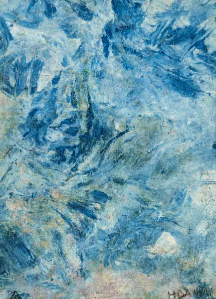 Komposition in Blau