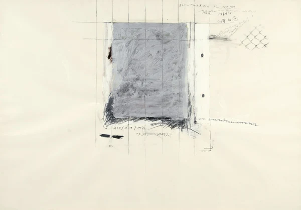 Helmut M. Federle — Schutzkäfig für Mona Lisa, 1972