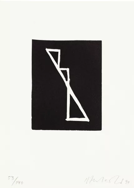 Helmut Federle — Mother and son, 1990