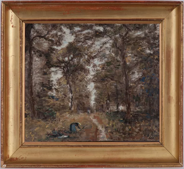 Henri Duvoisin — La glaneuse de bois