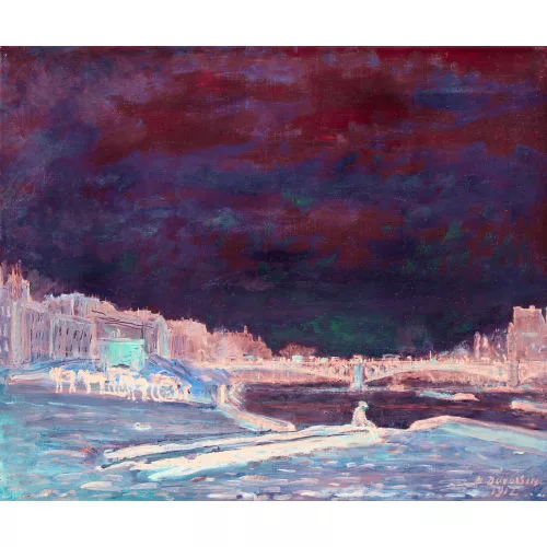 Henri Duvoisin — "Le pont des Saints-Pères".