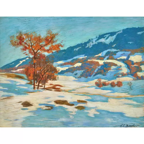 Sonnige Winterlandschaft