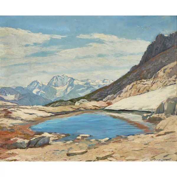 Henri-Édouard Huguenin — Am Tällisee im Fieschertal.