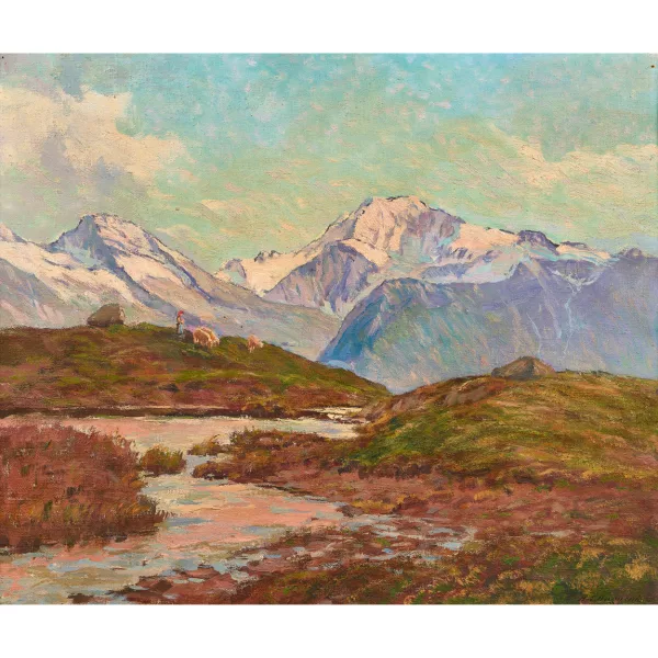 Henri-Édouard Huguenin — Auf der Alp.