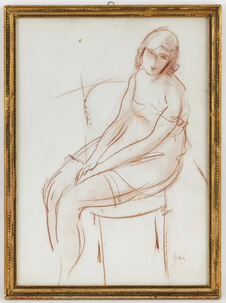 Henri Fehr — Etude de femme,