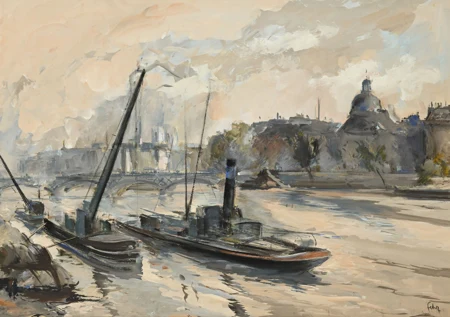 La Seine près du Pont des Arts, Paris