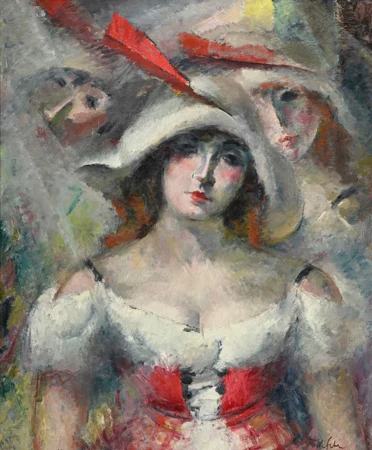 Femme au chapeau